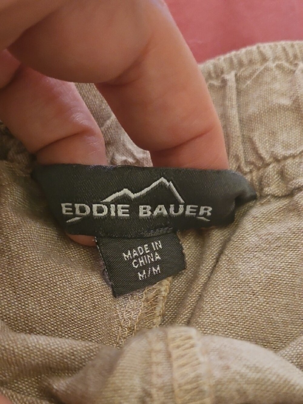 Eddie Bauer Khaki Tan Drawstring Shorts - Picture 2 of 9